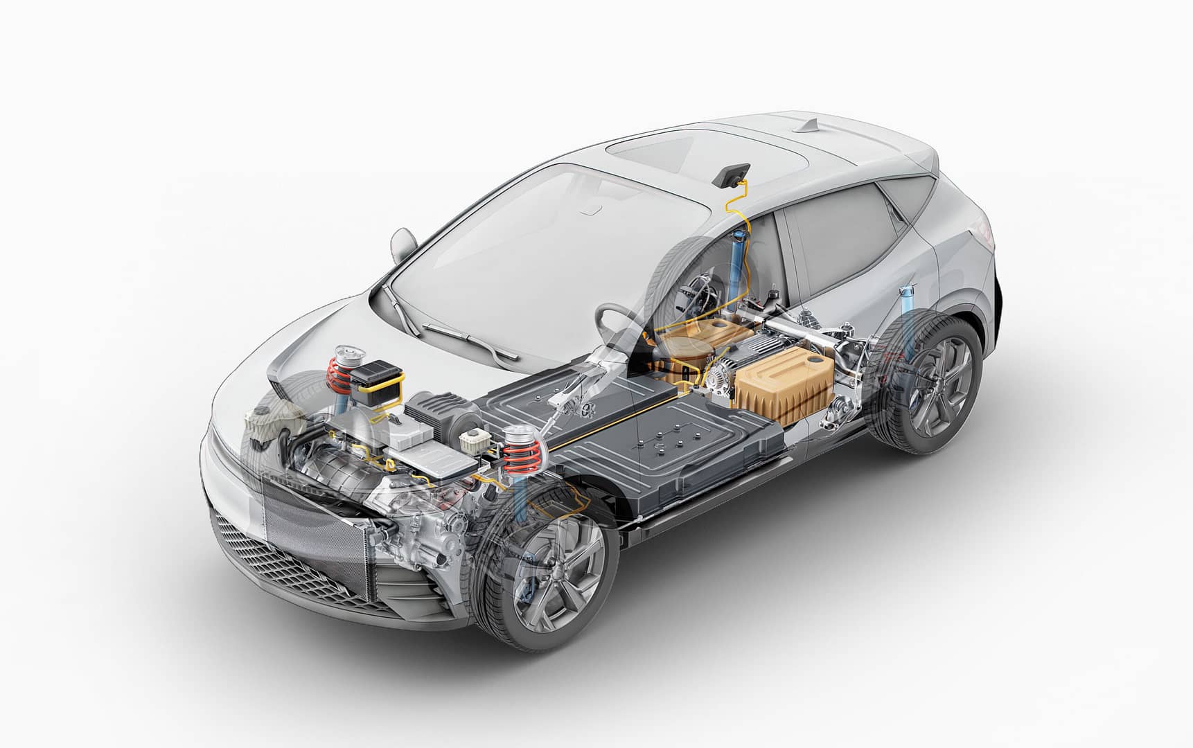 Electric car diagram