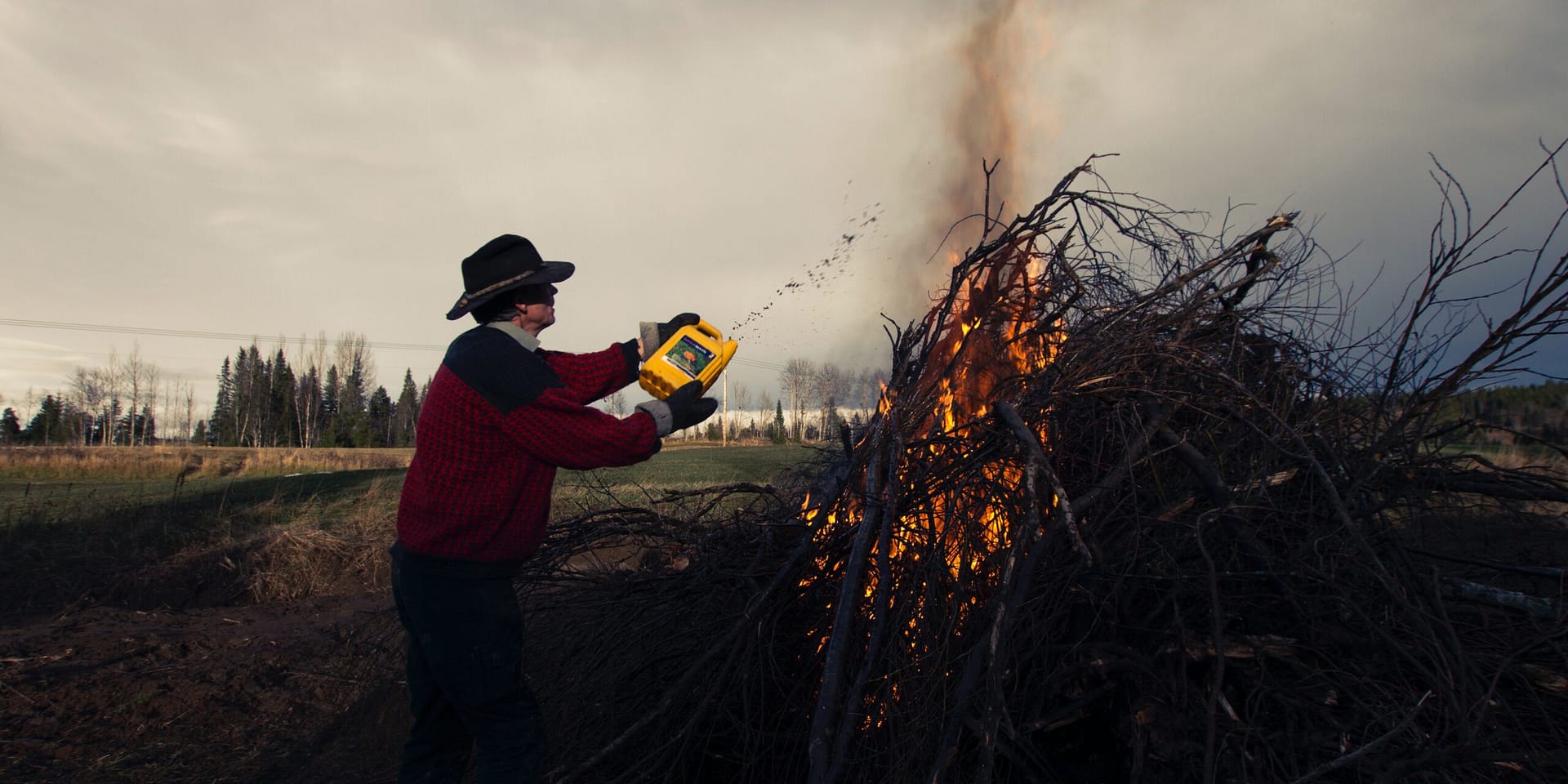 Pouring gasoline on a fire